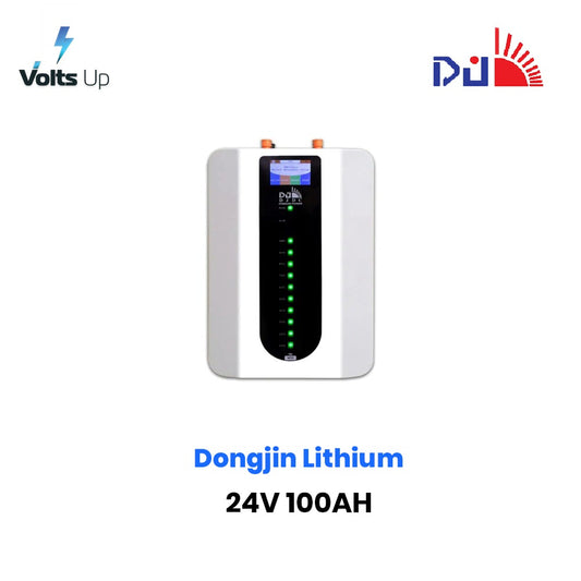 Dongjin Lithium Batteries (Wall Mounted) With WiFi 24V 100AH