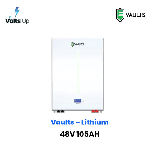 Vaults – Lithium Battery Wall Mounted 48V 105AH