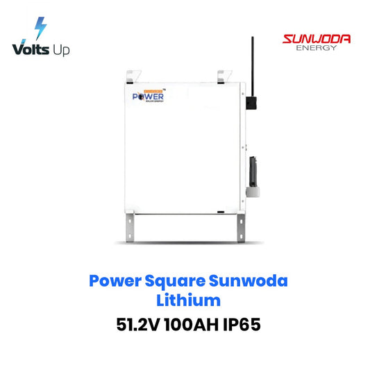 Power Square Sunwoda Lithium Battery 51.2V 100AH IP65 (Wall Mount) with WiFi
